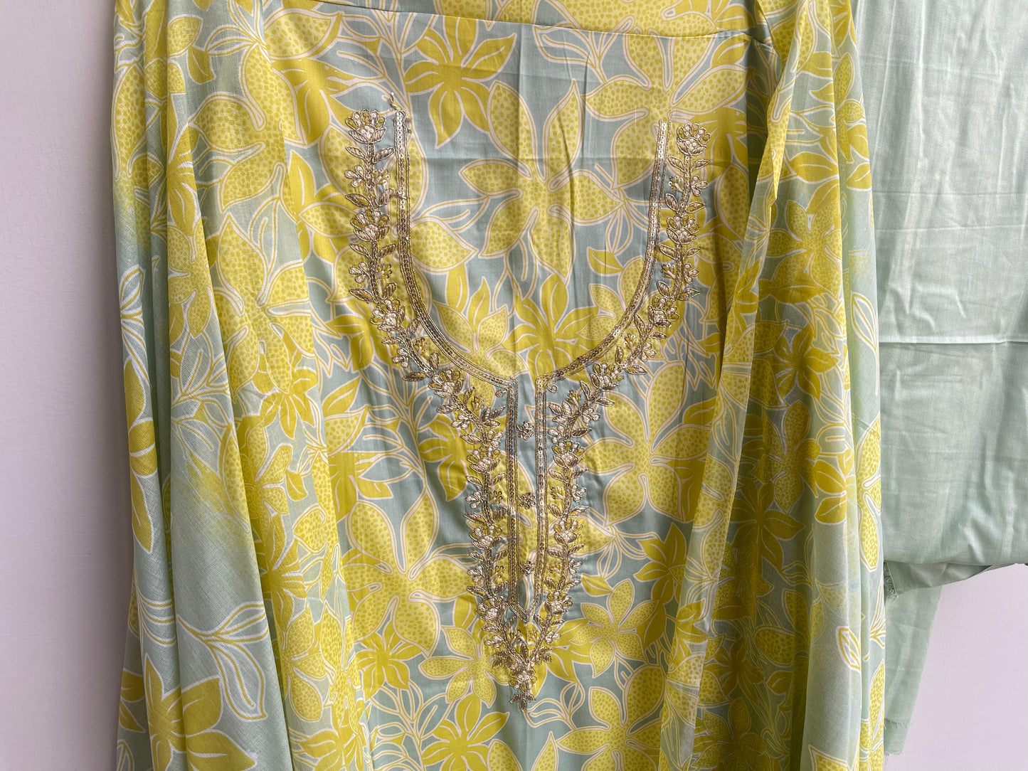 Cotton printed unstitched ladies suit Rc18471