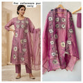 Shimmer glass organza ladies unstitched suit Rc19302 (a)