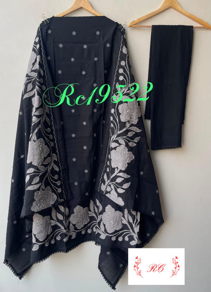 Mul chanderi unstitched ladies suit Rc19322 (b)