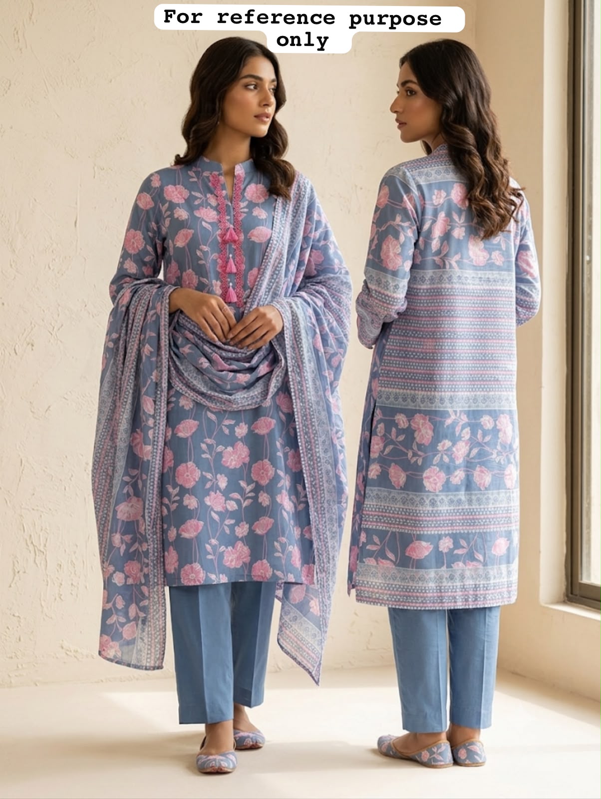 Cotton printed unstitched ladies suit Rc19033