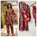 Muslin cotton printed stitched ladies coord set Rc19175