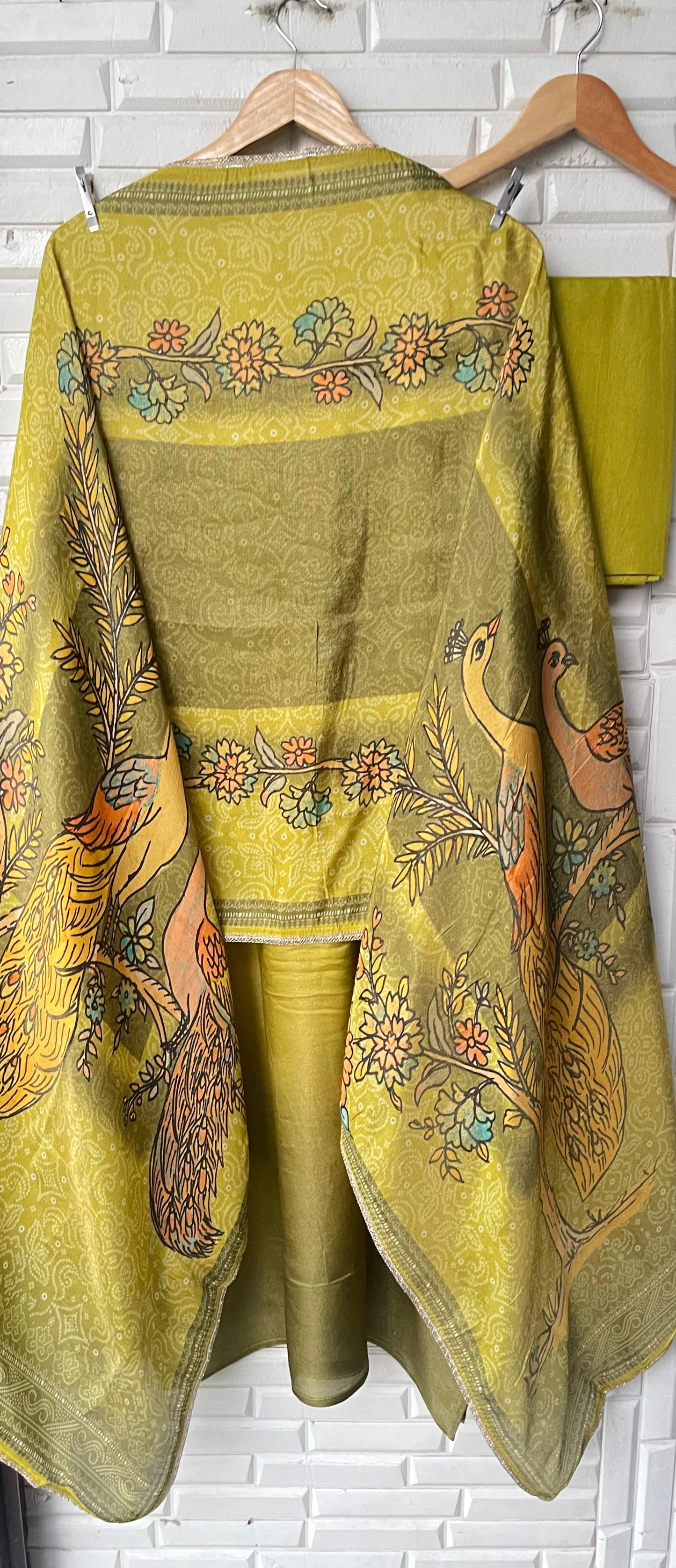 Shimmer silk unstitched ladies suit Rc17775 (b)