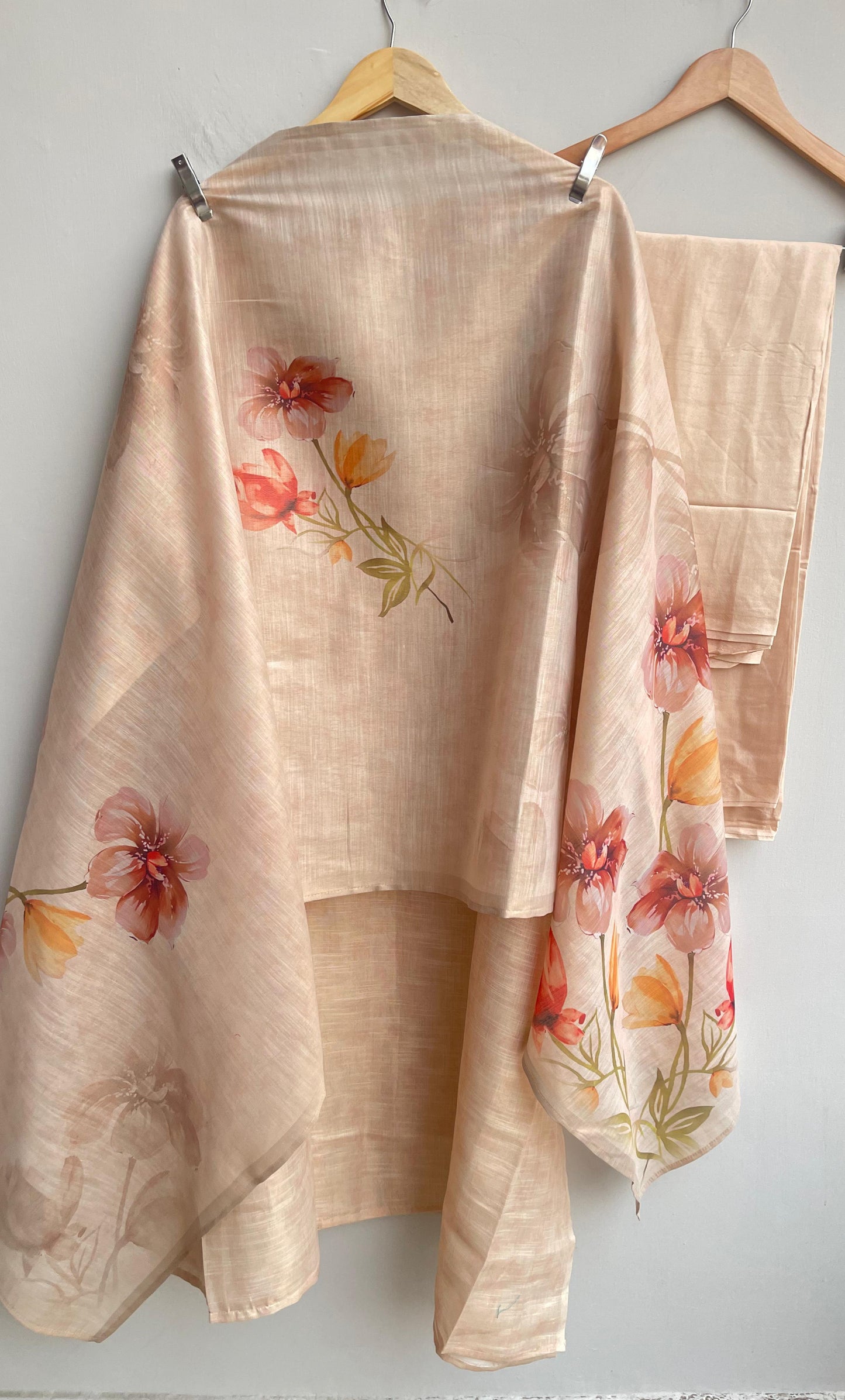 Self Shimmer Linen Unstitched Ladies Suit RC-17937 (c) – view 3