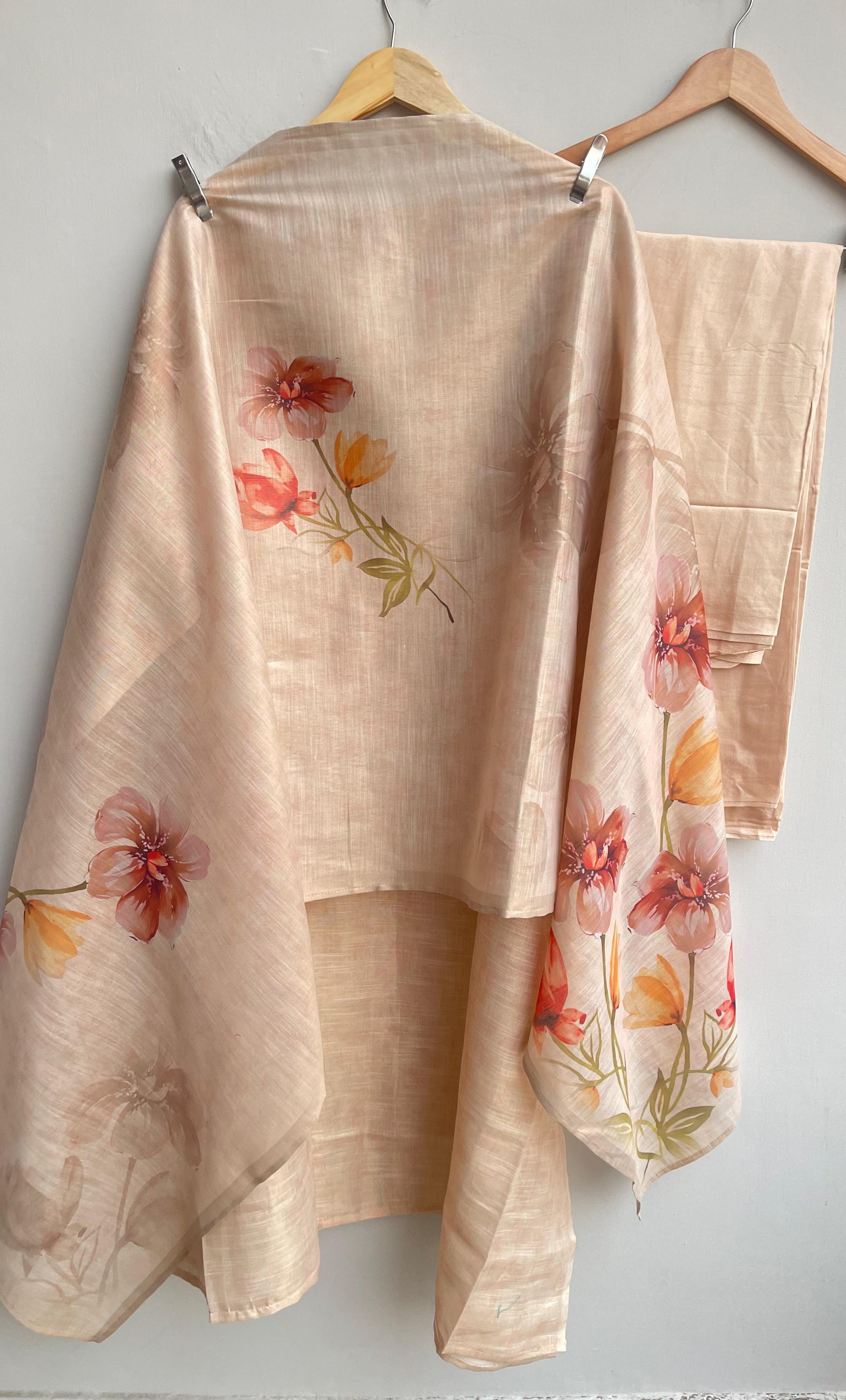 Self Shimmer Linen Unstitched Ladies Suit RC-17937 (c) – view 3