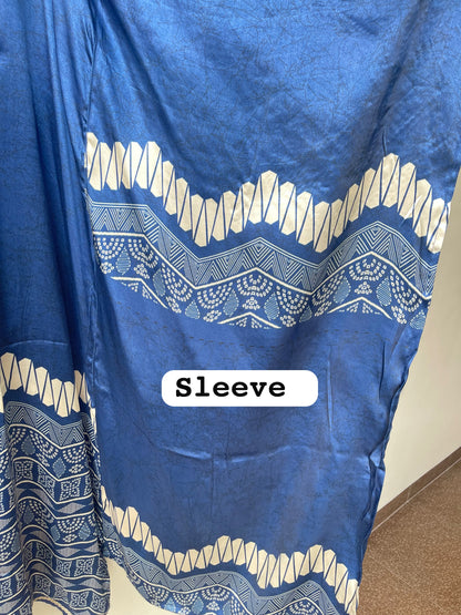 Gajji silk printed unstitched ladies suit Rc19217 (a)