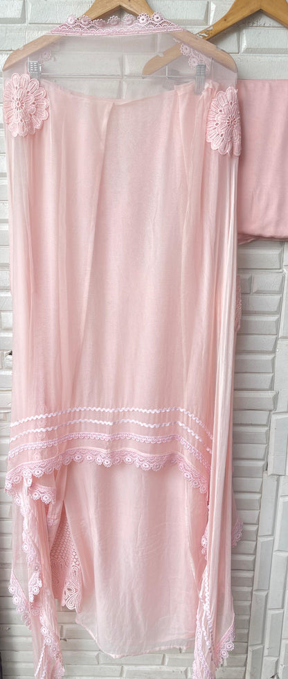 Organza unstitched ladies suit Rc17654
