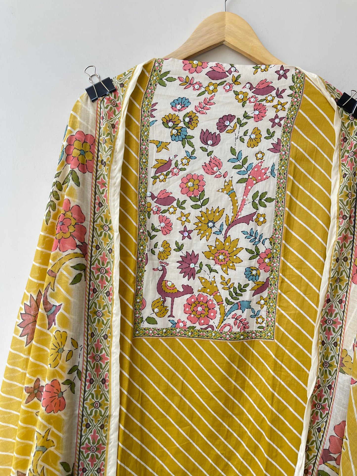 Cotton printed unstitched ladies suit Rc18944