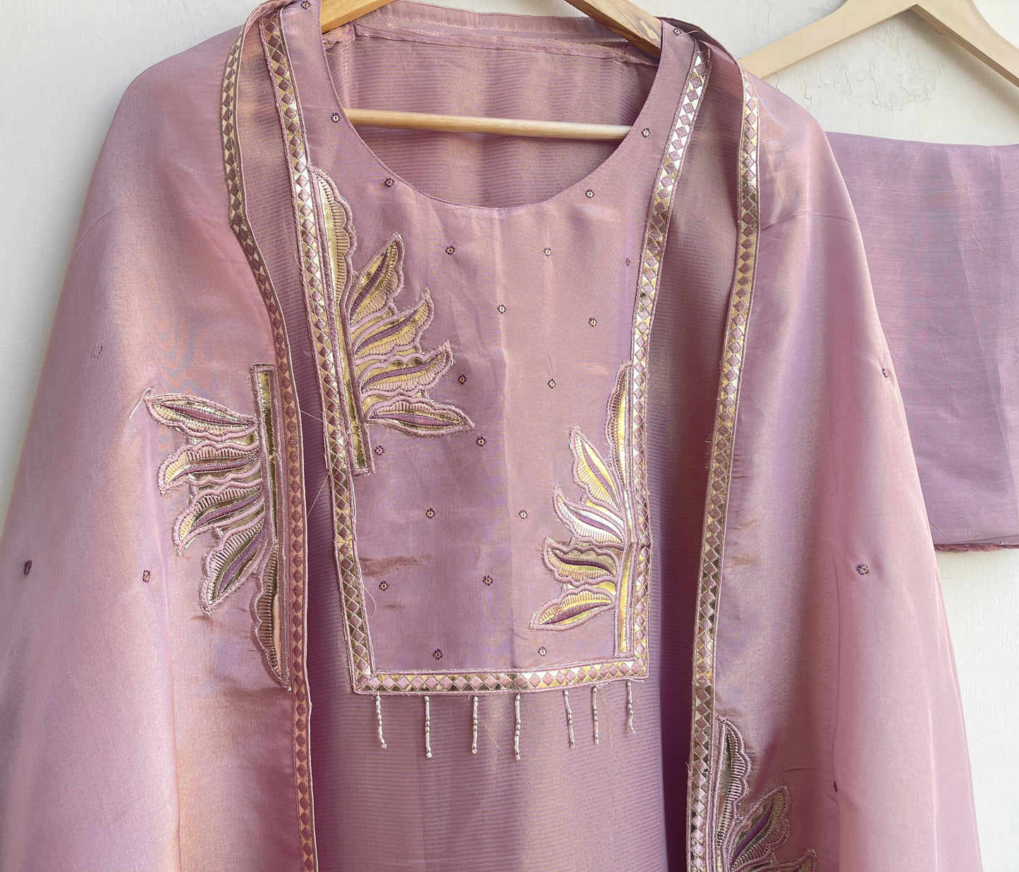 Shimmer silk unstitched ladies suit Rc17882 (b)