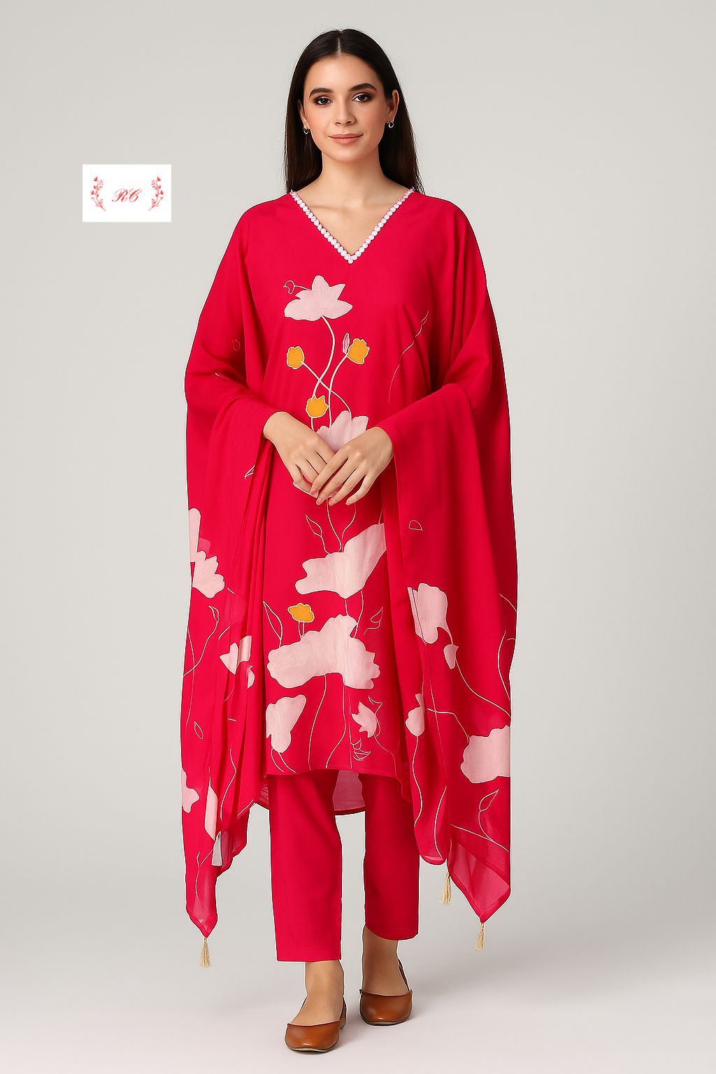Organza Unstitched Ladies Suit RC-17868 – view 6