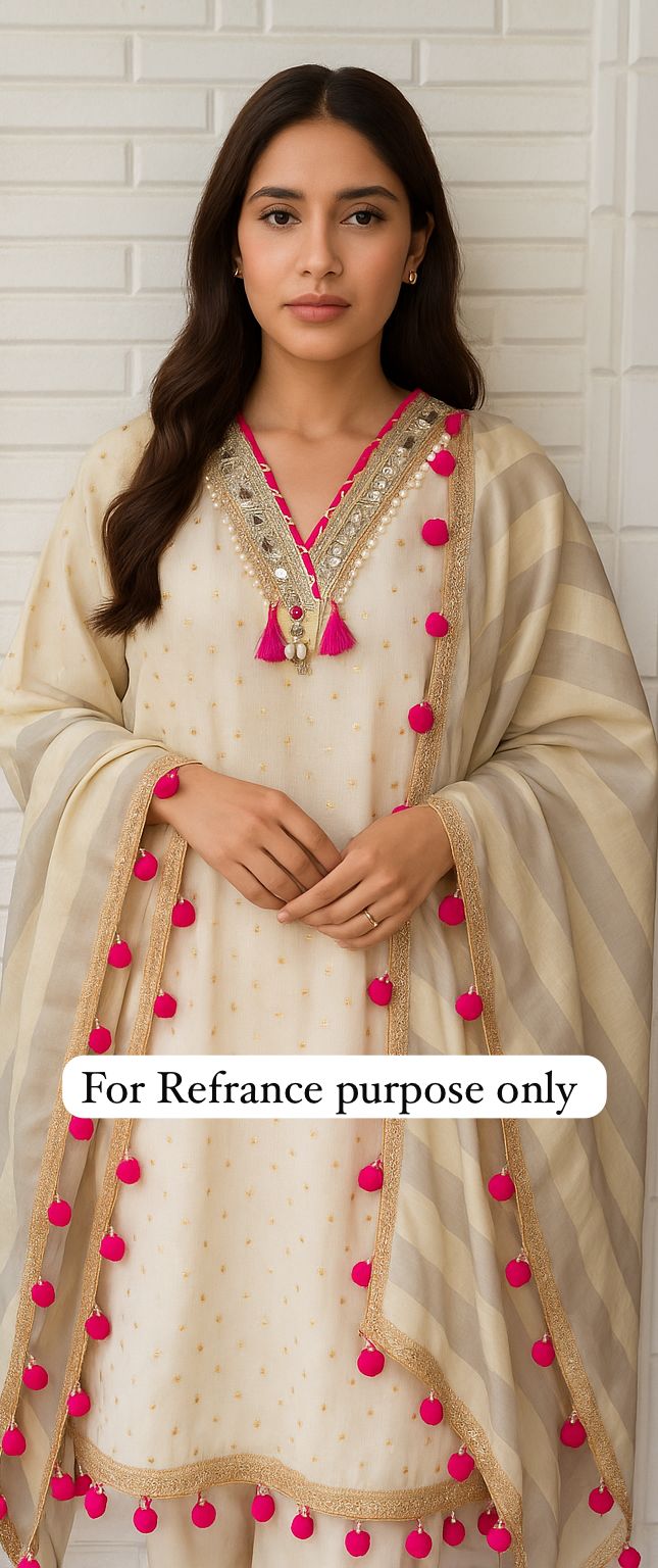 Banarasi shimmer silk unstitched ladies suit Rc17751