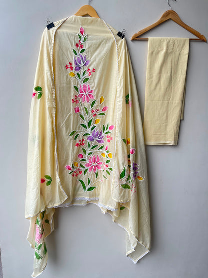 Mul chanderi unstitched ladies suit Rc19120