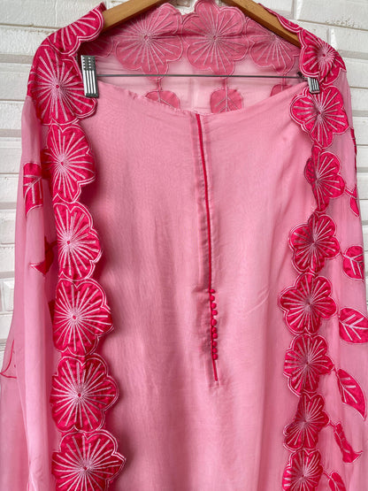 Organza unstitched ladies suit Rc17662