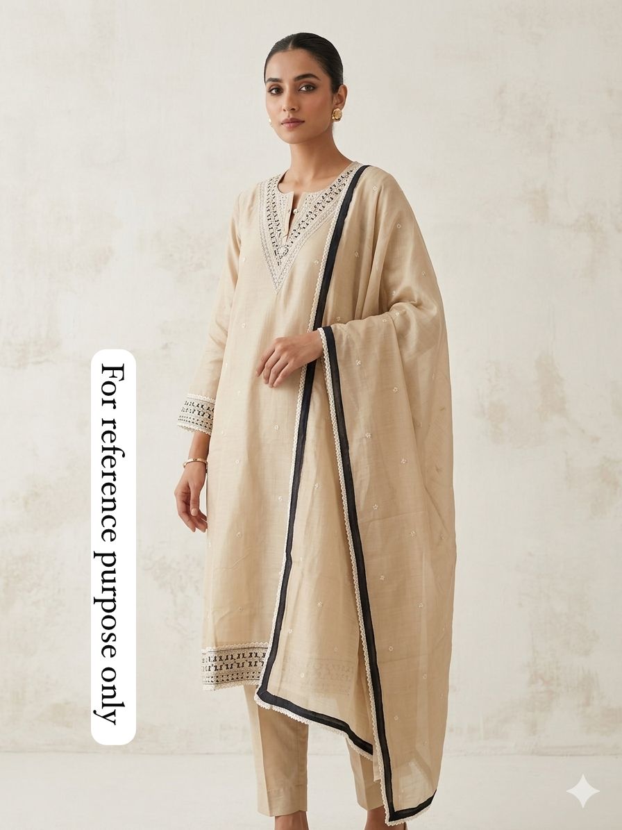Mul chanderi unstitched ladies suit Rc18912