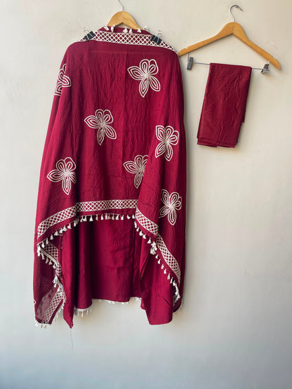 Mul chanderi unstitched ladies suit Rc19255 (b)