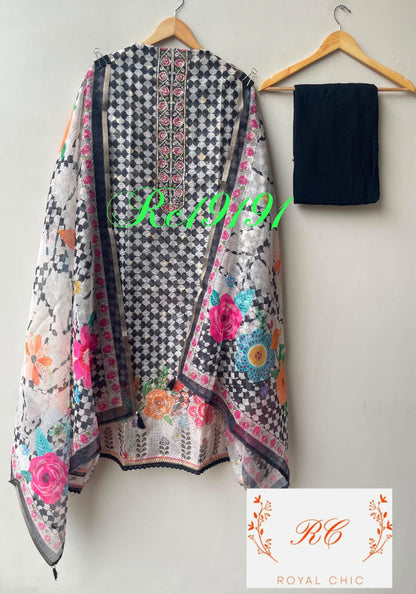 Banarasi kota doriya ladies unstitched suit Rc19191