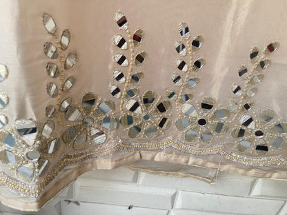 Shimmer silk unstitched ladies suit Rc17734