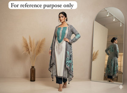 Muslin printed unstitched ladies suit Rc18374 (b)