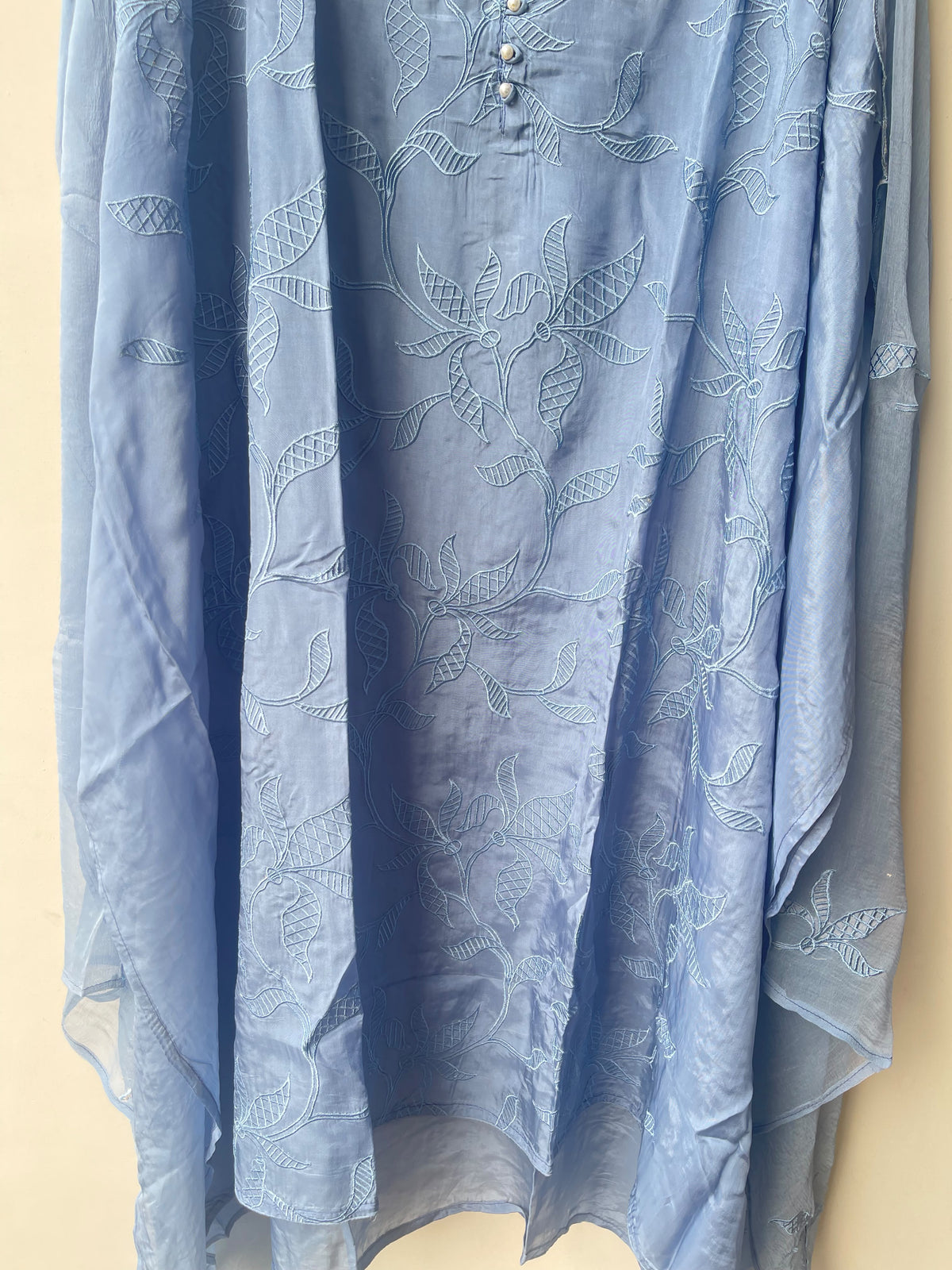 Premium Glass Organza Unstitched 3 Pcs Designer Suit Set