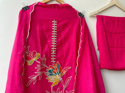 Mul chanderi unstitched ladies suit Rc18924 (b)