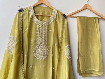 Shimmer silk unstitched ladies suit Rc19116 (a)