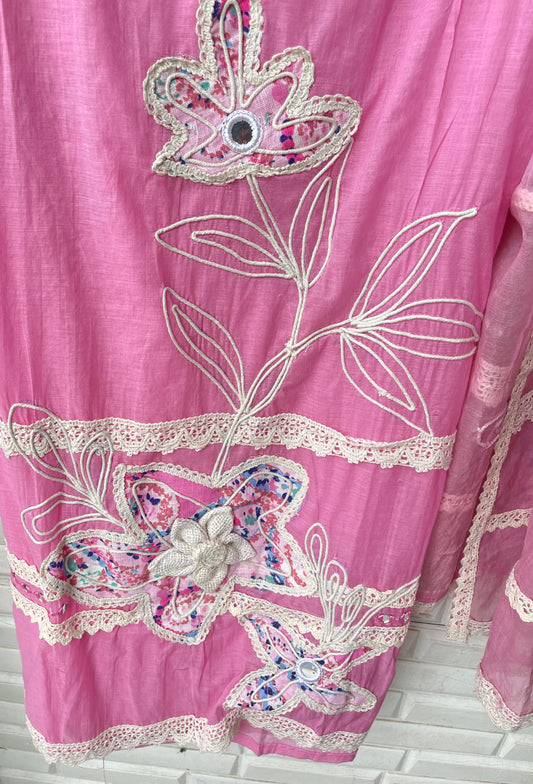 Mul Chanderi Unstitched Ladies Suit RC-17440 (b) – view 2