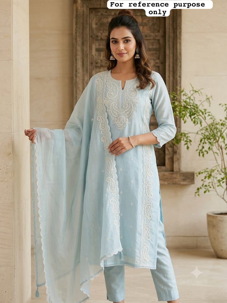 Organza unstitched ladies suit Rc19310 (c)
