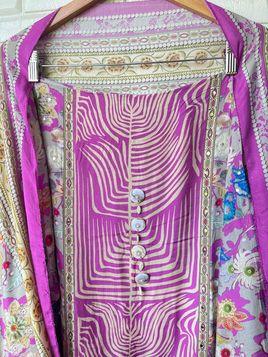 Muslin printed unstitched ladies suit Rc17730