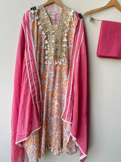 Soft Cotton Printed Unstitched Ladies Suit RC-18844(B) – view 6