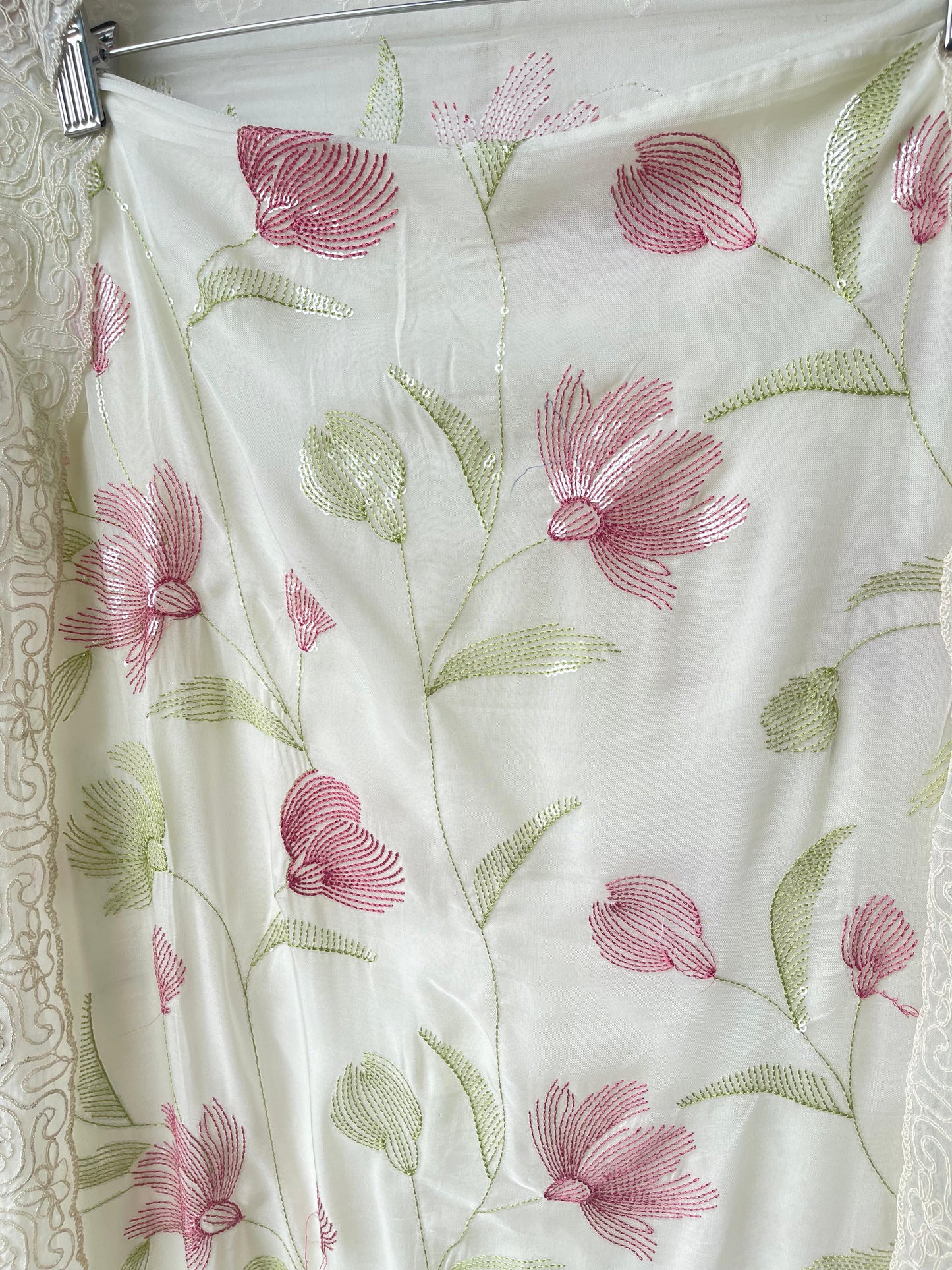 Organza unstitched ladies suit Rc17560