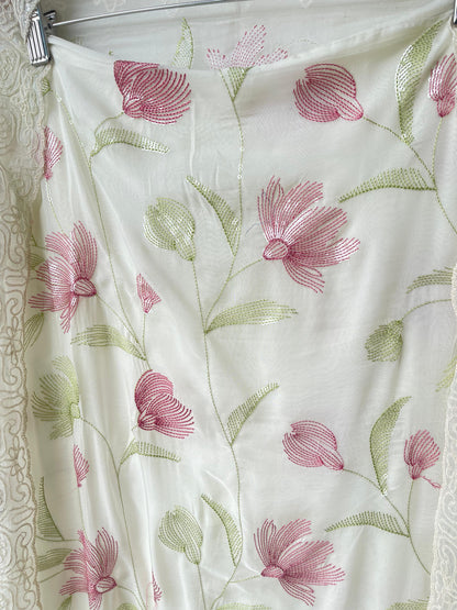 Organza unstitched ladies suit Rc17560