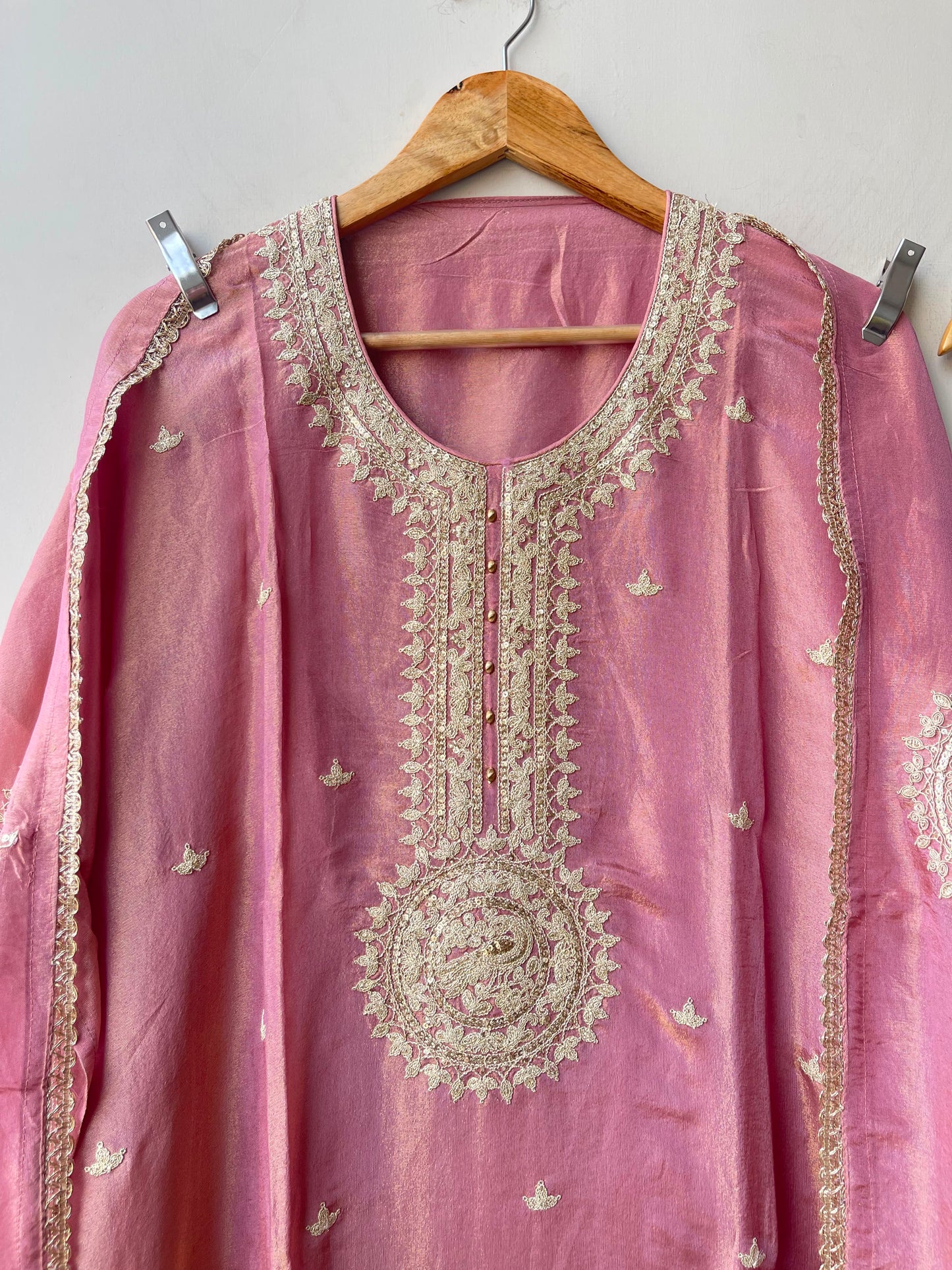 Shimmer silk unstitched ladies suit Rc19116 (b)