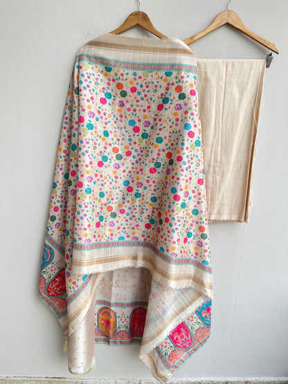 Banarasi shimmer linen unstitched ladies suit Rc18354 (c)