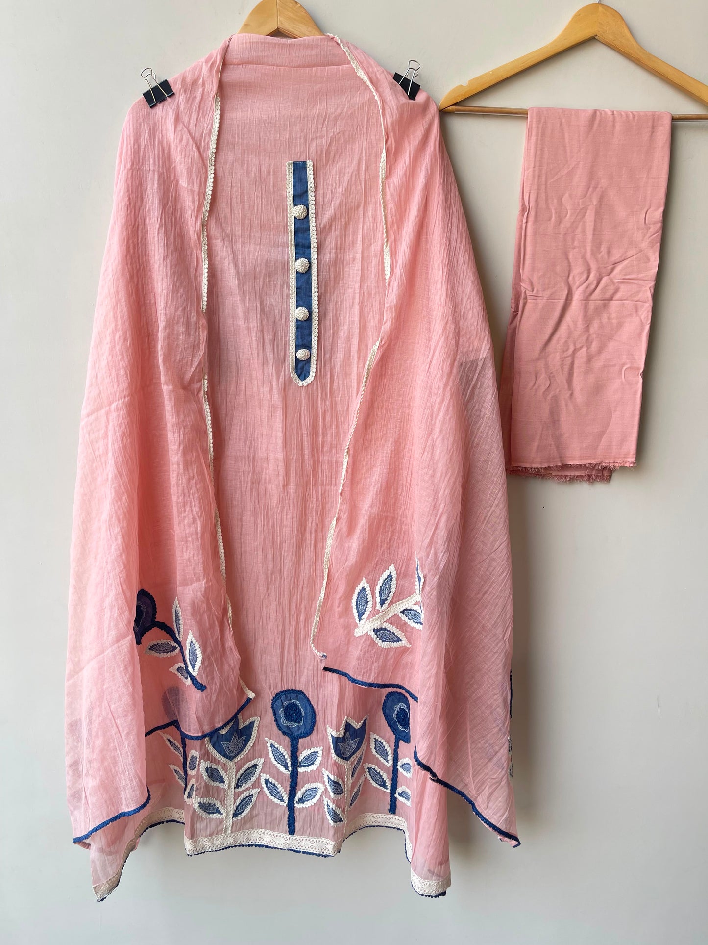 Mul cotton fabric unstitched ladies suit Rc18992 (b)