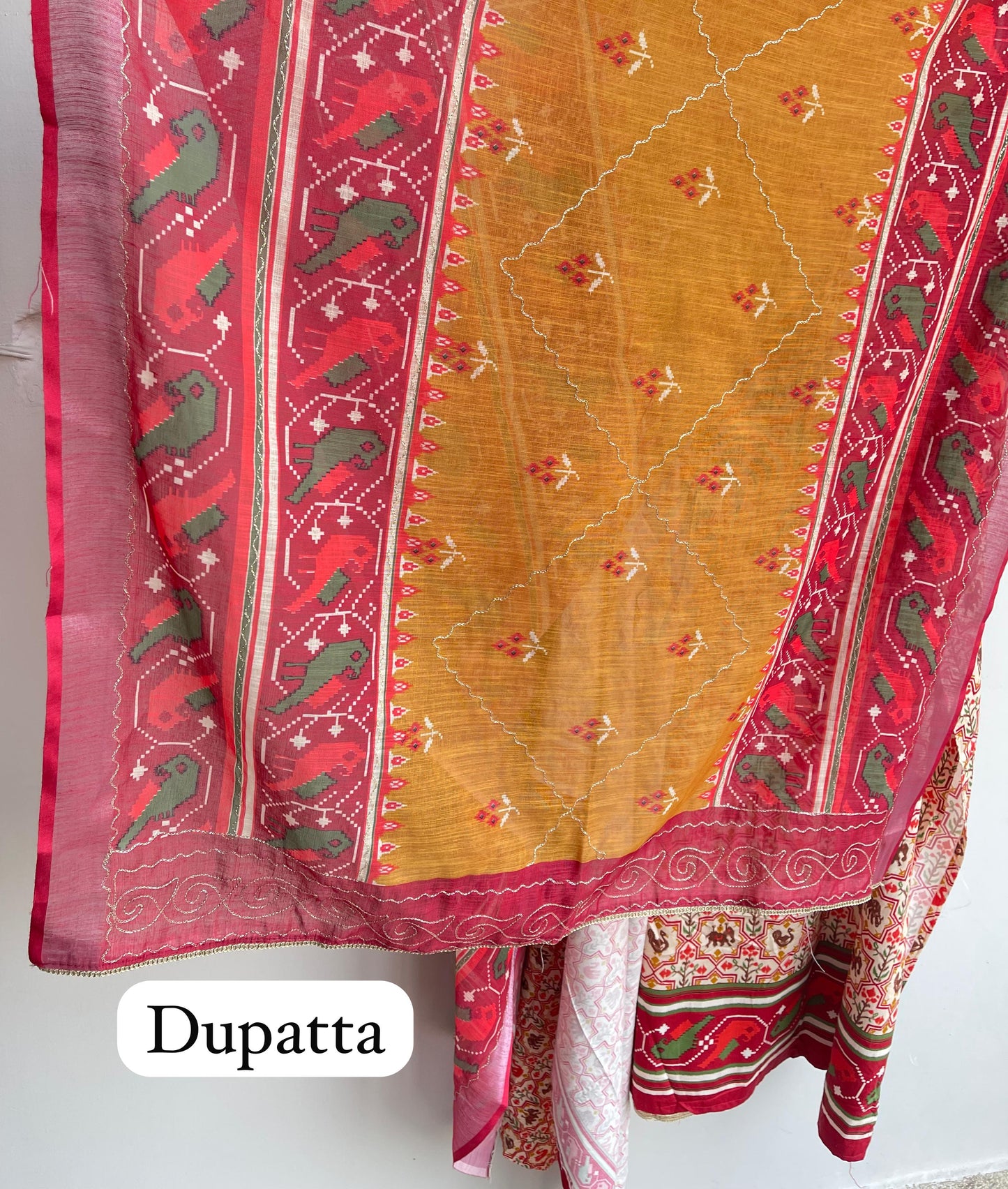 No lining cotton unstitched ladies suit Rc18387