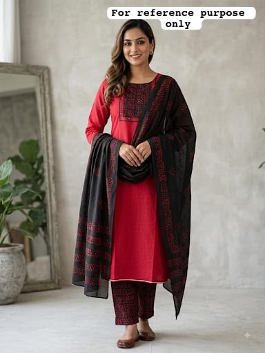 Cotton printed unstitched ladies suit Rc19281 (a)