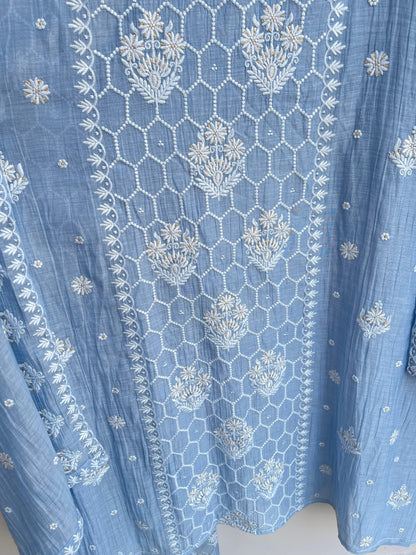 Pure mul chanderi unstitched ladies suit Rc18425 (b)