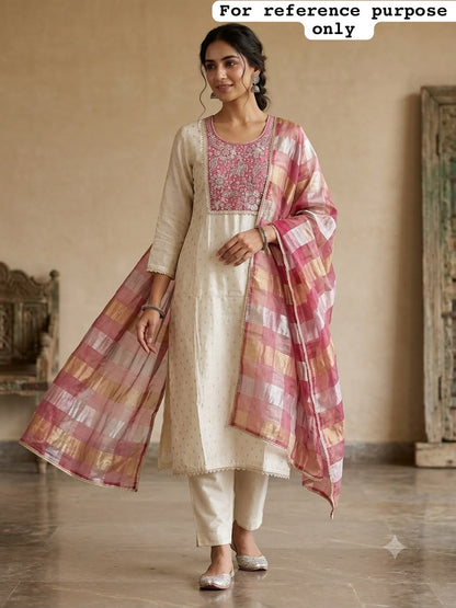 Banarasi shimmer silk ladies unstitched suit Rc19137