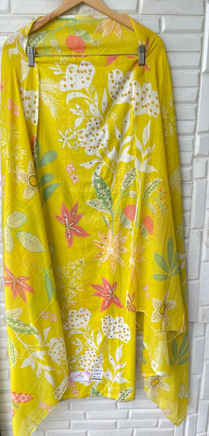 Cotton unstitched ladies suit Rc17184