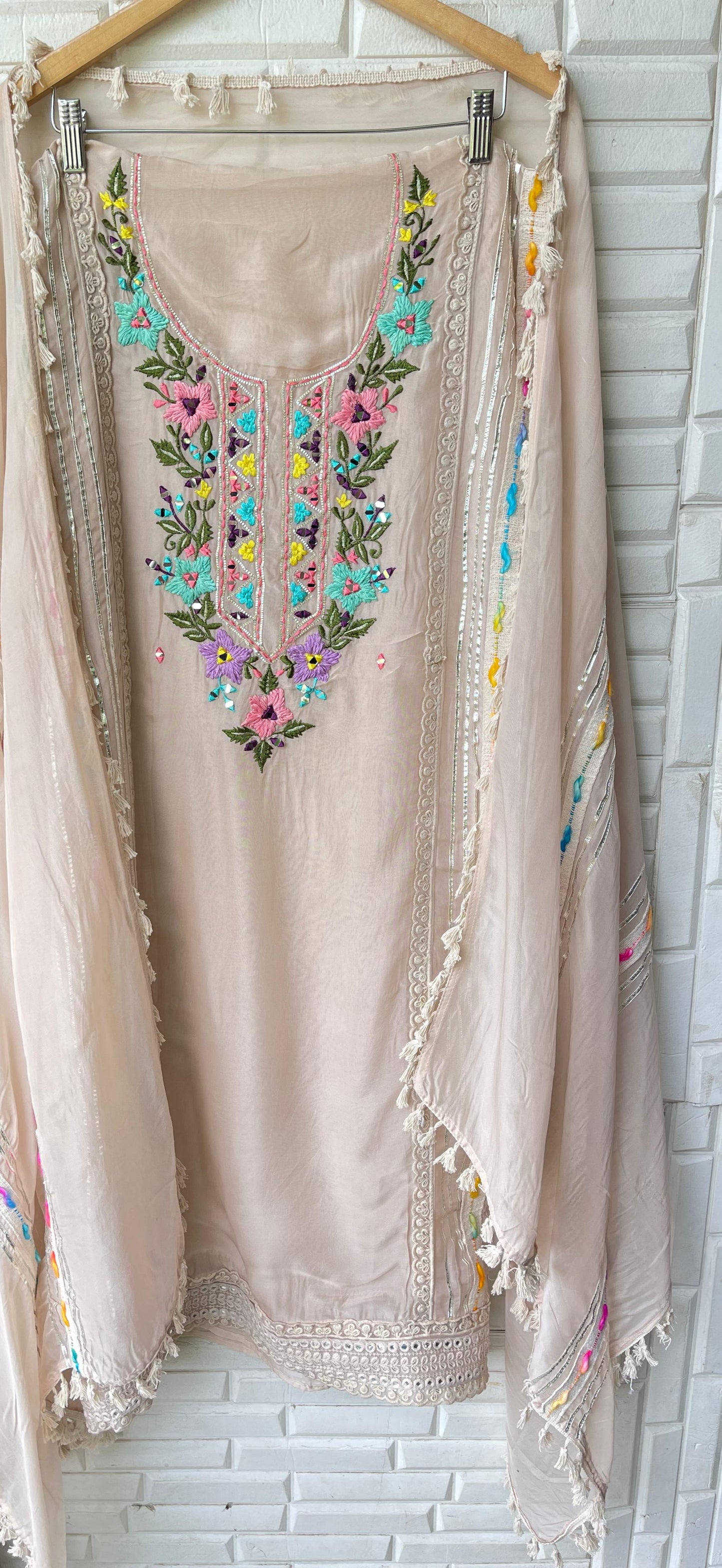 Organza unstitched ladies suit Rc17292 (b)