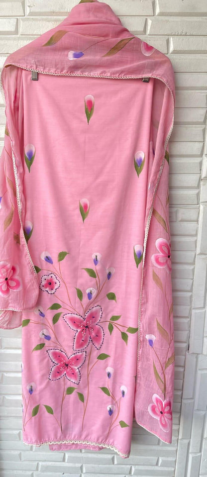 Cotton unstitched ladies suit Rc16673