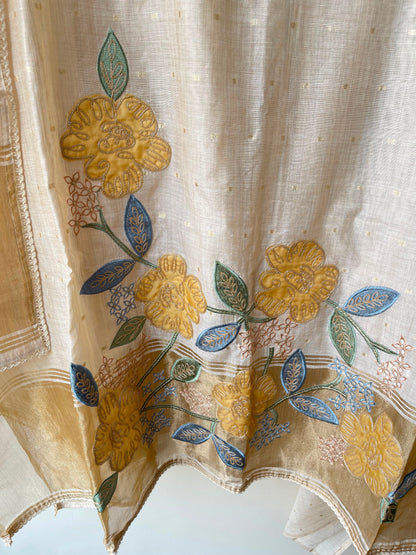Banarsi mul chanderi ladies unstitched suit Rc19117