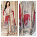 Premium Shimmer Silk Unstitched Designer Suit Set