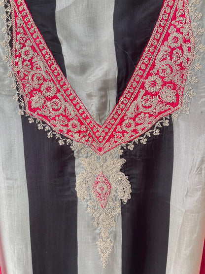 Glass organza unstitched ladies suit Rc17784