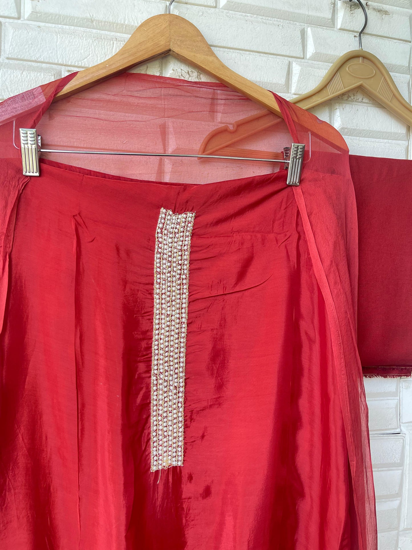 Organza unstitched ladies suit Rc17821 (a)