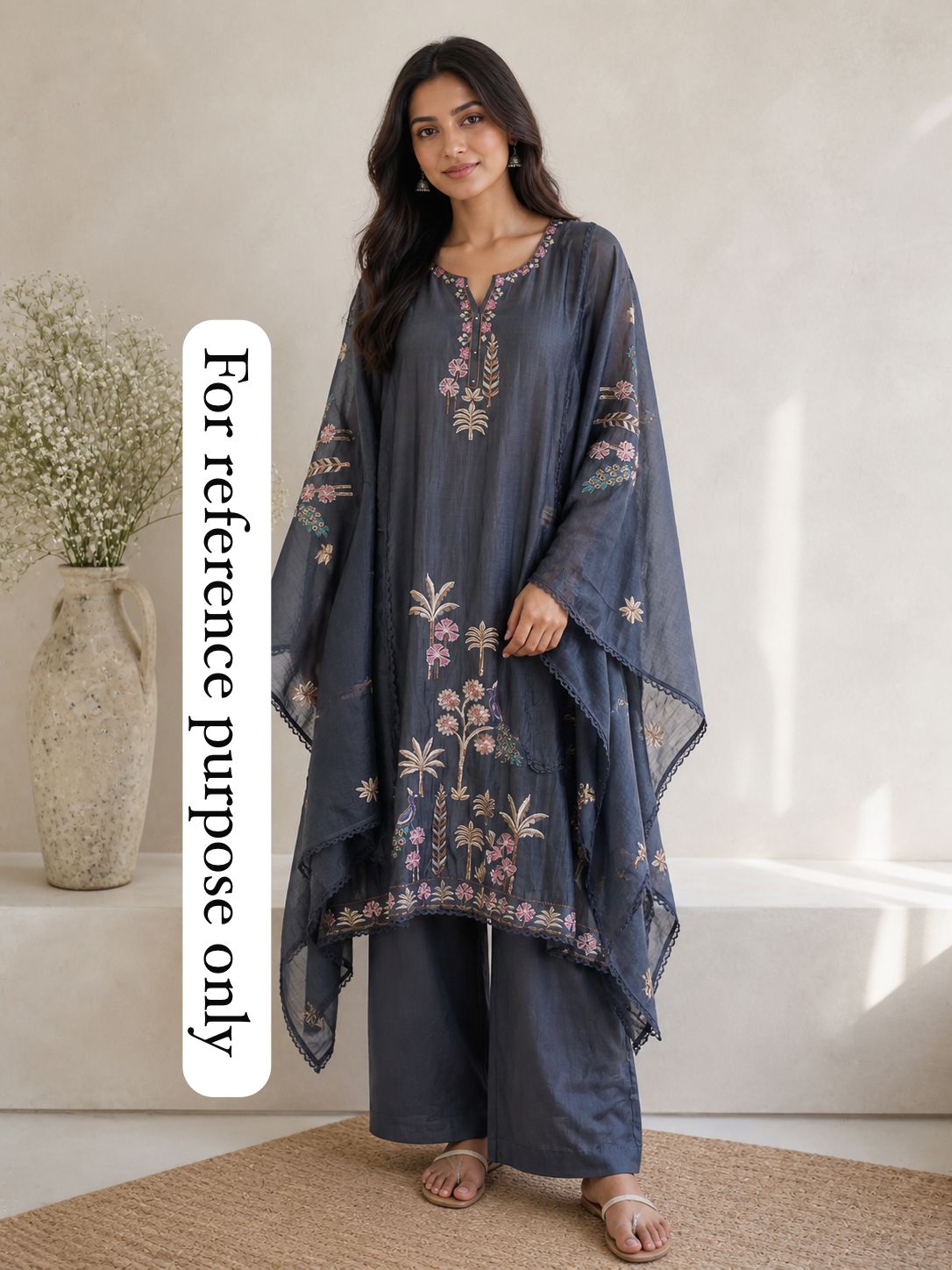 Fine mul chanderi unstitched ladies suit Rc18799