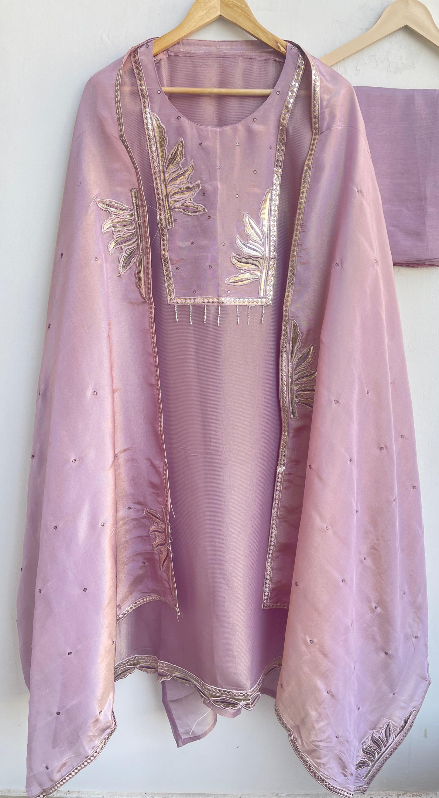 Shimmer silk unstitched ladies suit Rc17882 (b)