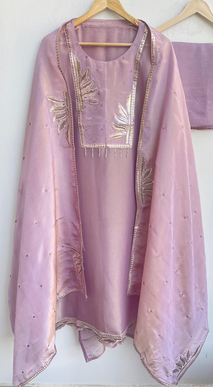 Shimmer silk unstitched ladies suit Rc17882 (b)