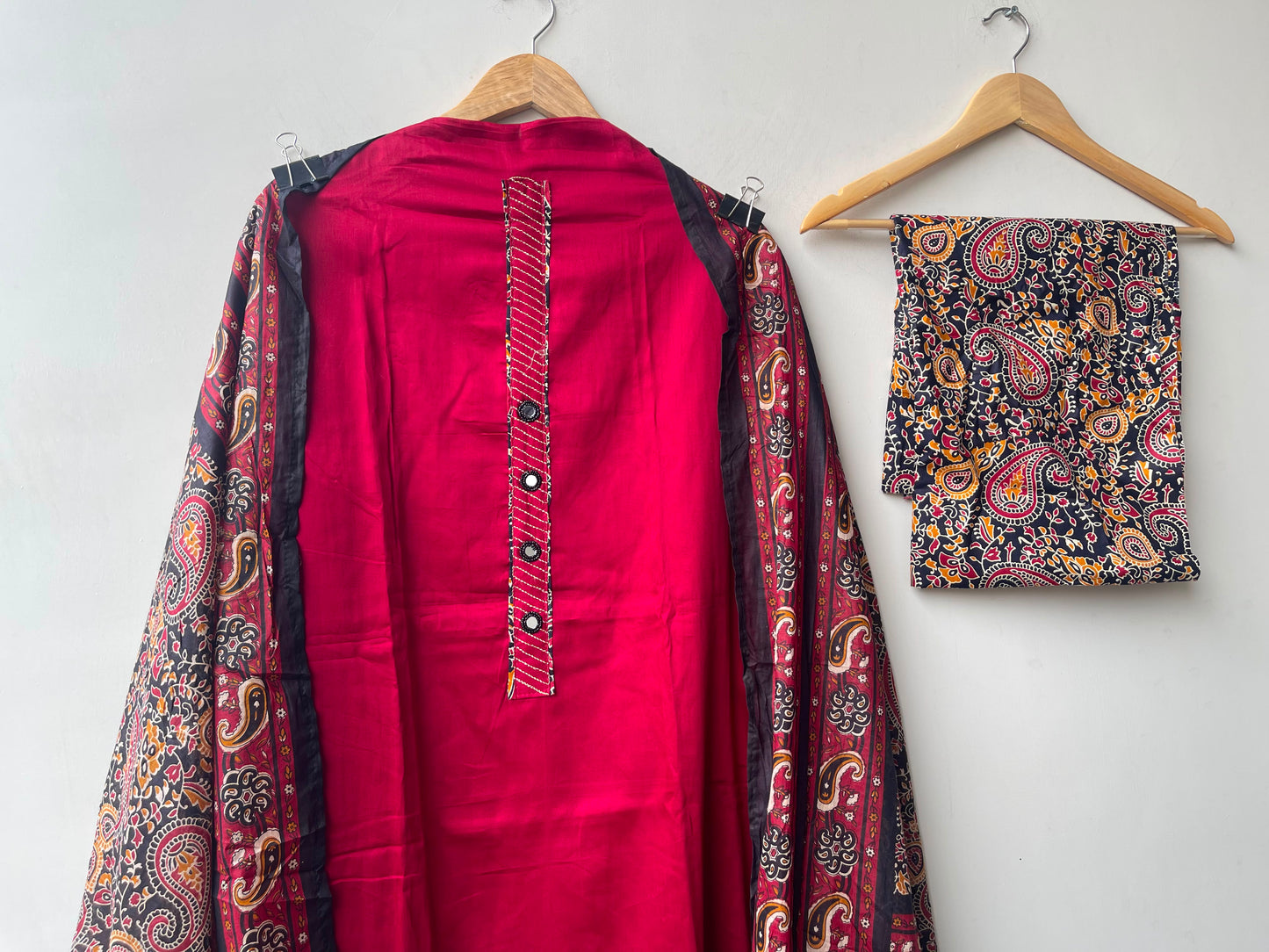 Worli art inspired cotton ladies unstitched suit Rc19082 (a)