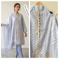Linen weaving unstitched ladies suit Rc18908