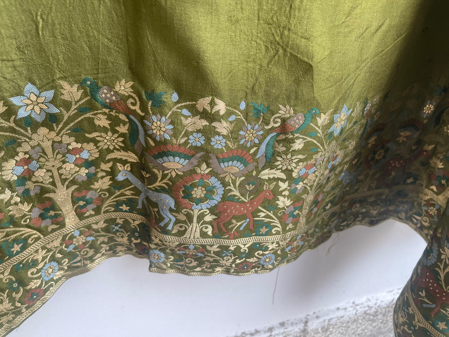 Banarasi silk unstitched ladies suit Rc18242 (b)